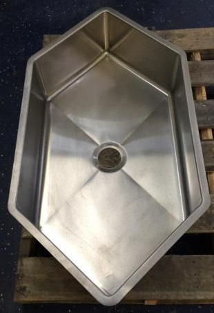 Custom hexagon sink 2