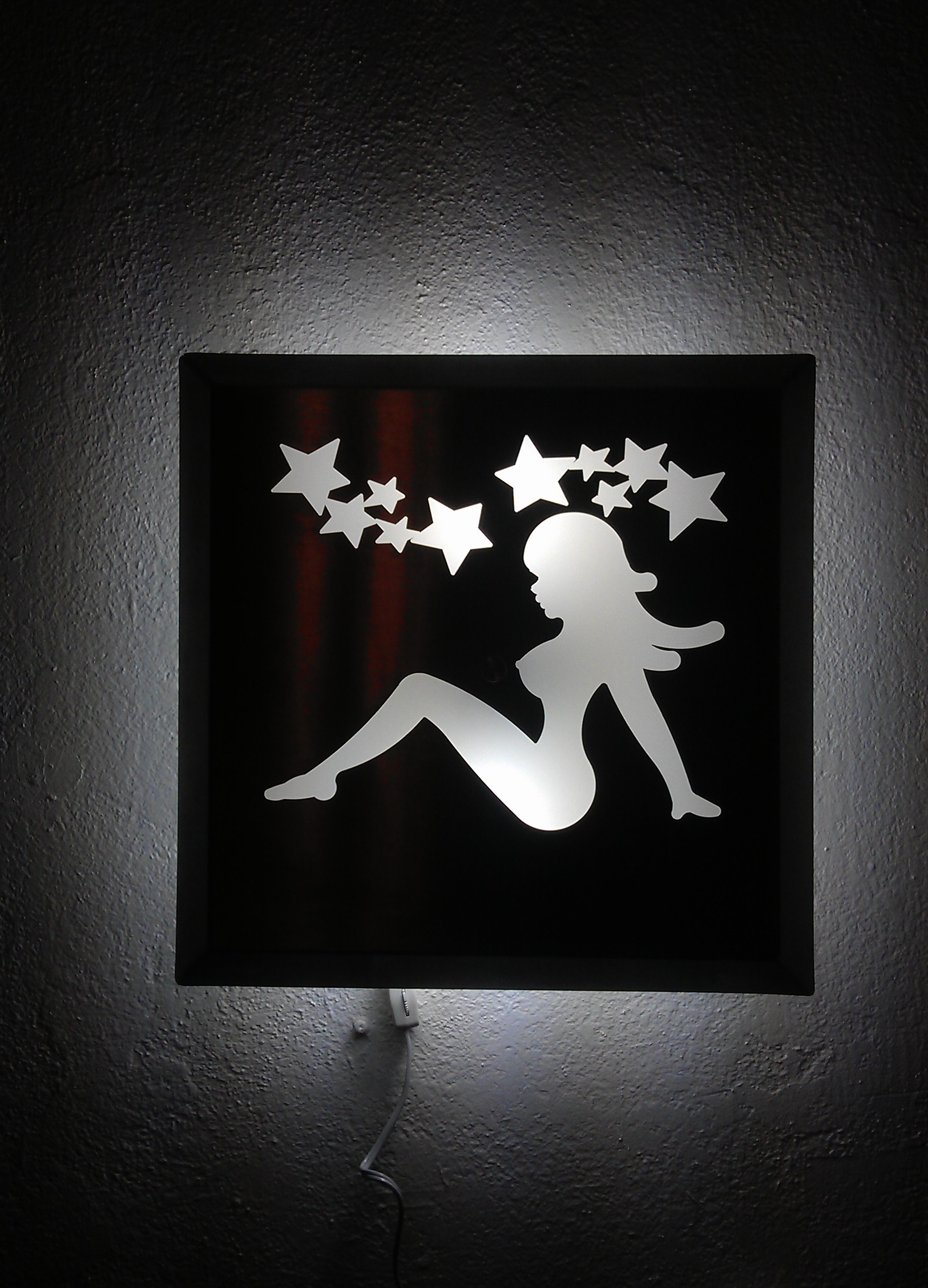 Lady Sitting Wall Sconce