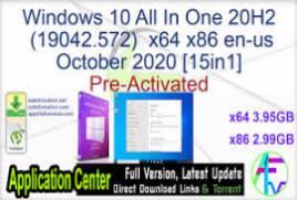 Windows 10 20H2 AIO v19042.572 x86 Outubro 2020